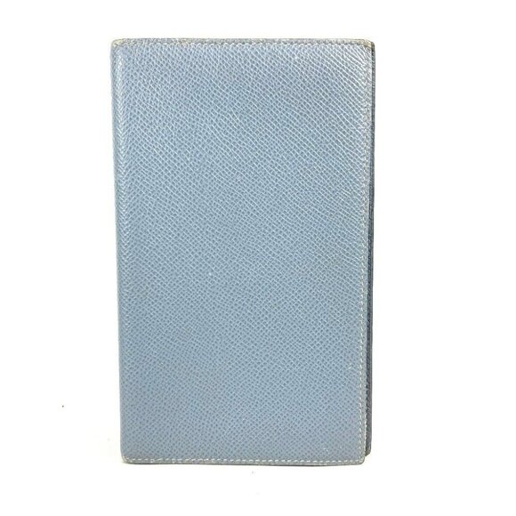 HERMES Agenda vision System notebook stationery Notebook cover Leather blue - Picture 2 of 16